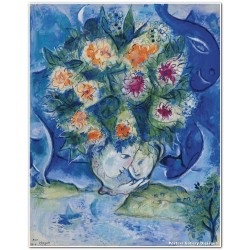 Marc Chagall - Zwierzęta w kwiatach (ANIMAL DANS LES FLEURS)