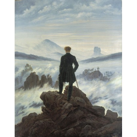 Caspar David Friedrich - Podróżnik po morzu chmur