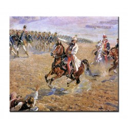 Kossak - Tadeusz Kościuszko na koniu