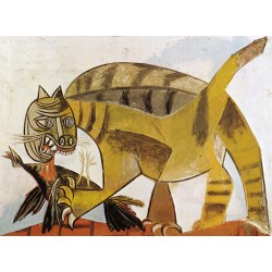 Pablo Picasso - Kot pożerający ptaka