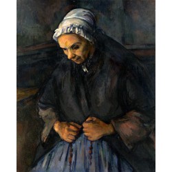 Paul Cezanne - Starsza kobieta z różańcem