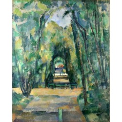 Paul Cezanne - Aleja w Chantilly